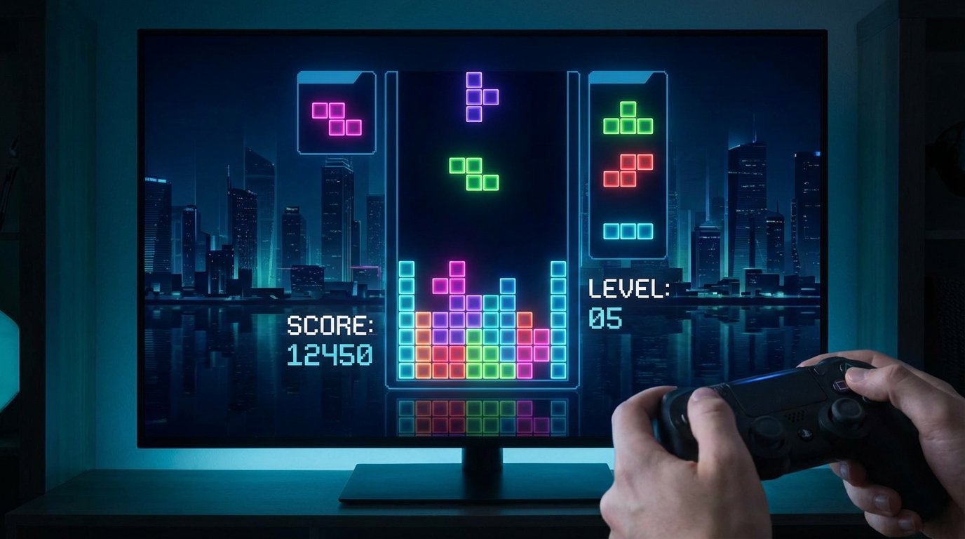 Tetris game screenshot