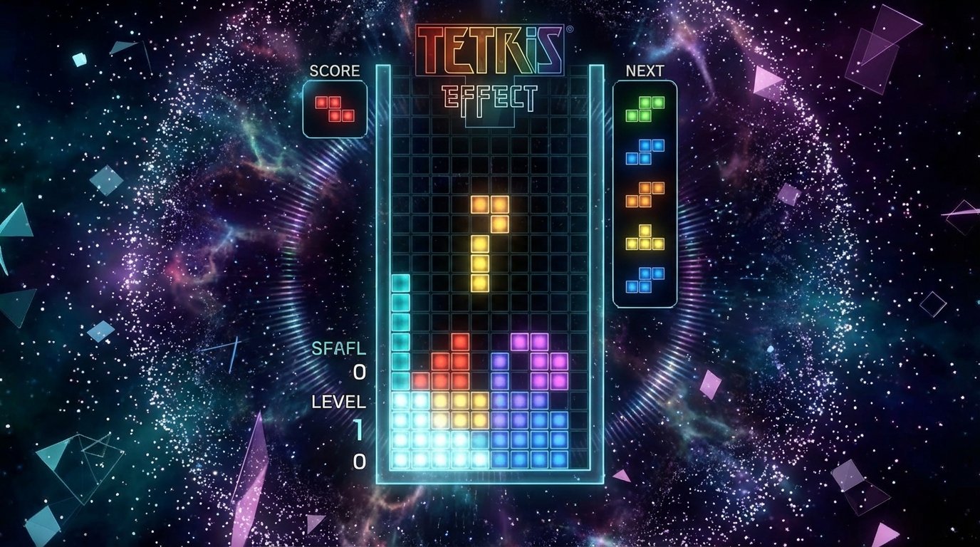 Tetris Effect game screenshot