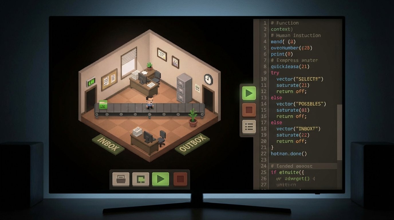 Human Resource Machine game screenshot
