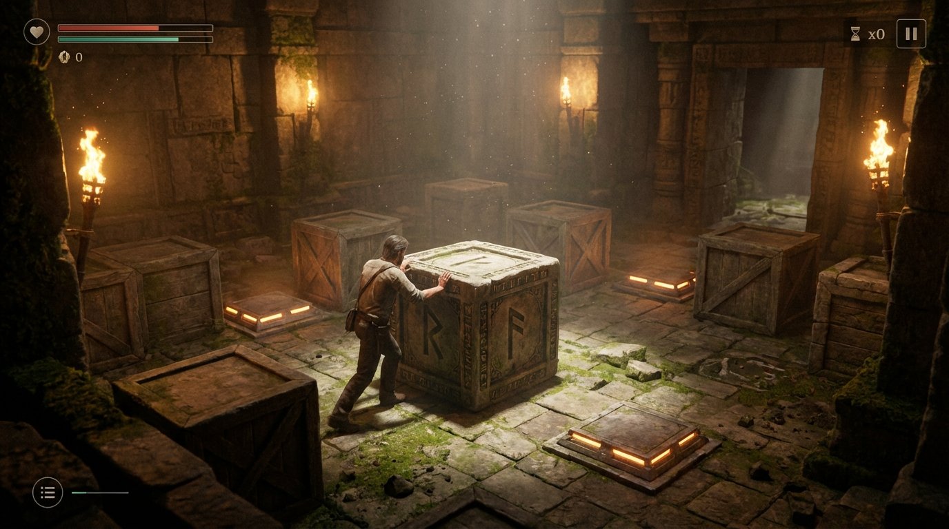 Sokoban game screenshot