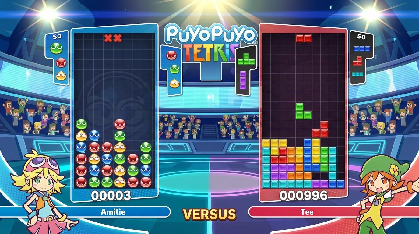 Puyo Puyo Tetris game screenshot