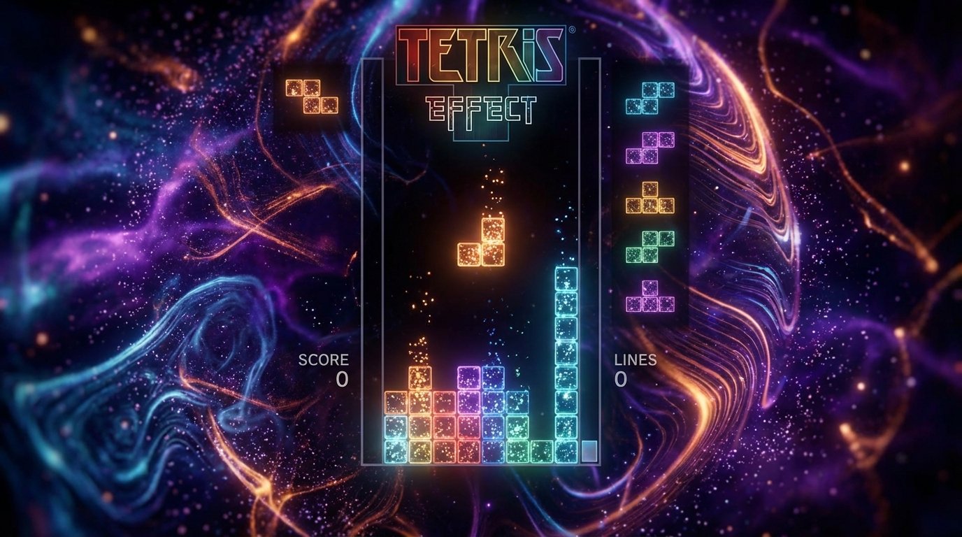 Tetris Effect game screenshot