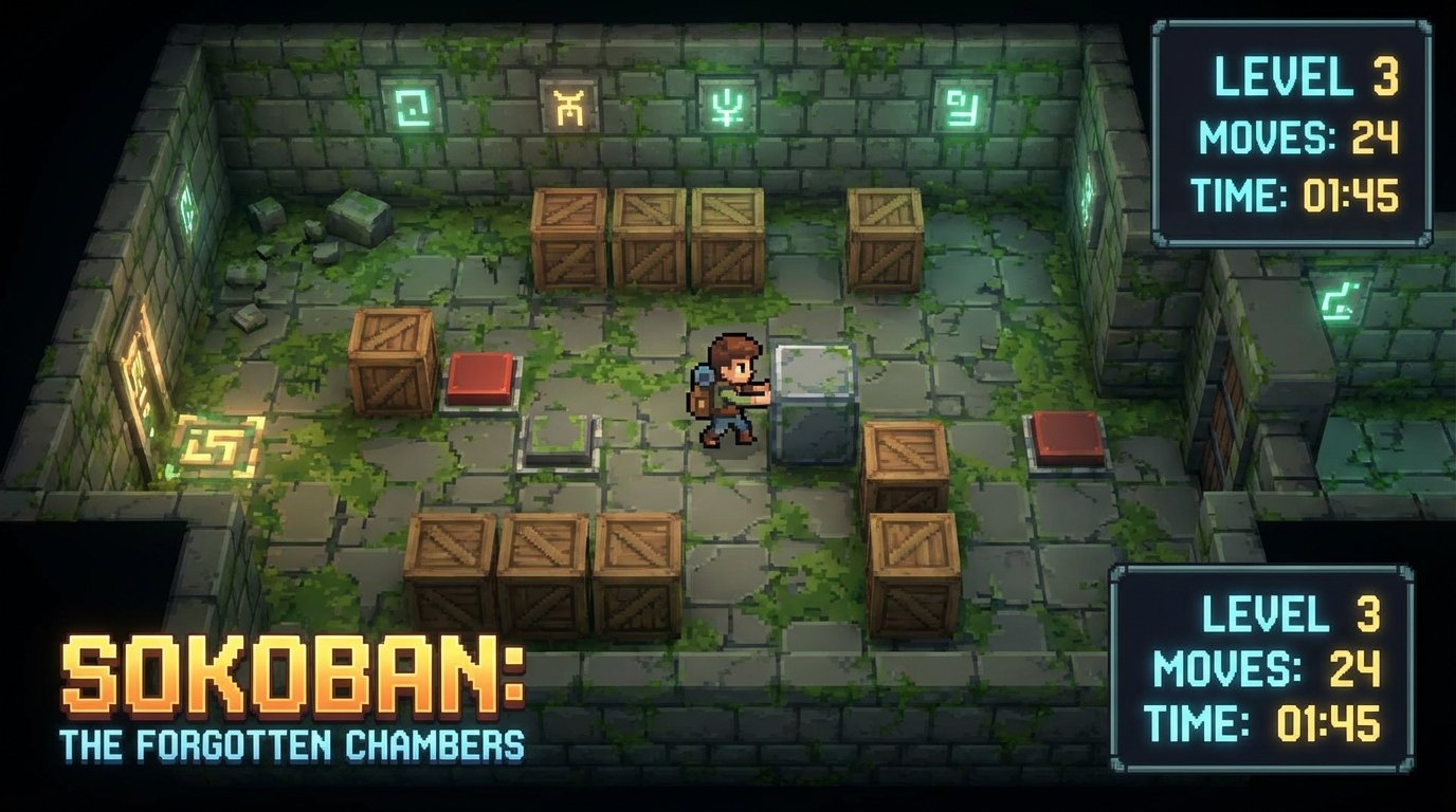 Sokoban game screenshot