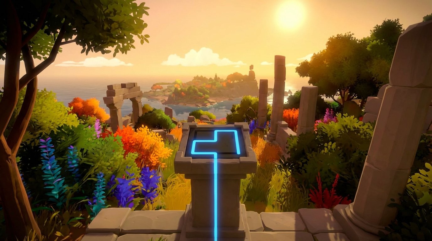 The Witness game screenshot