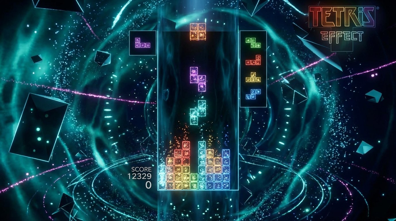 Tetris Effect game screenshot