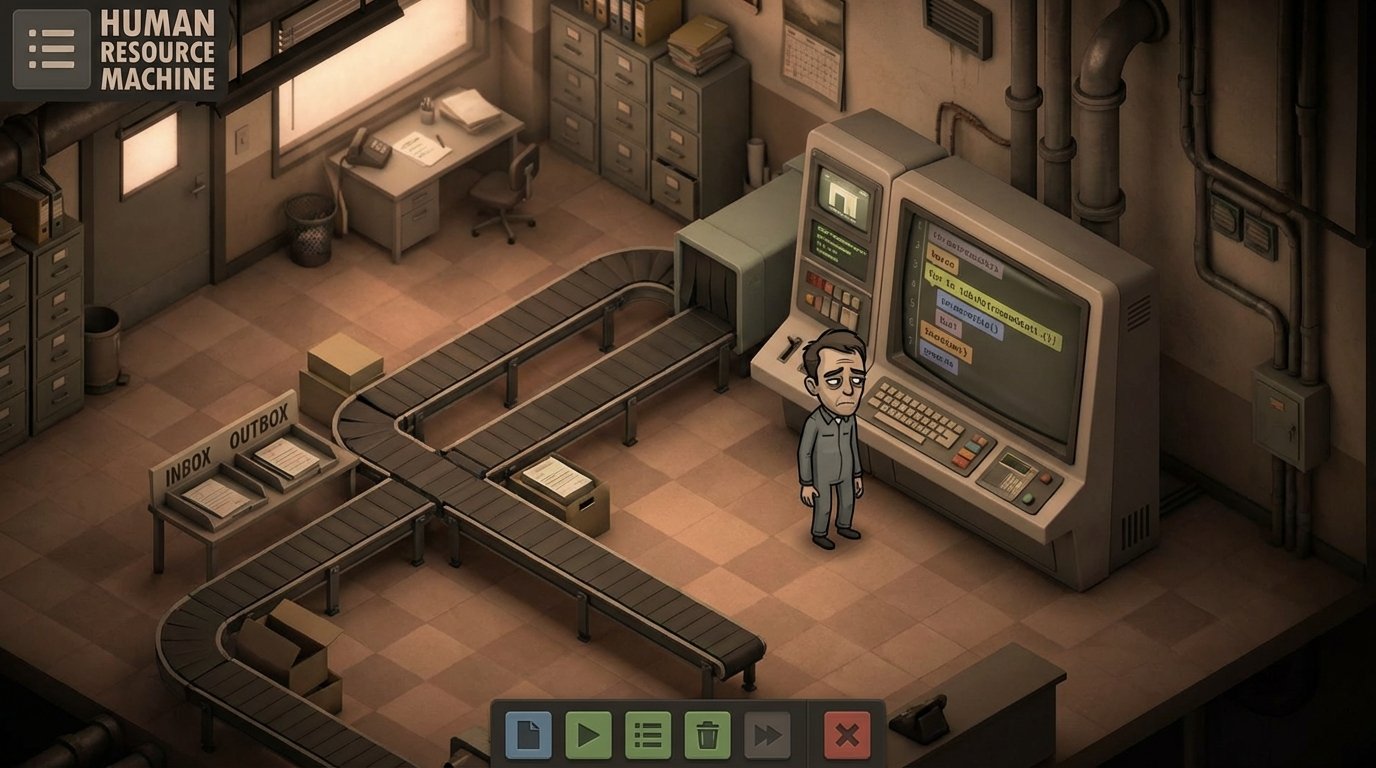 Human Resource Machine game screenshot