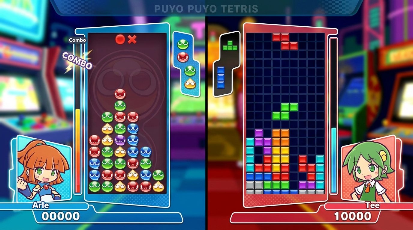 Puyo Puyo Tetris game screenshot