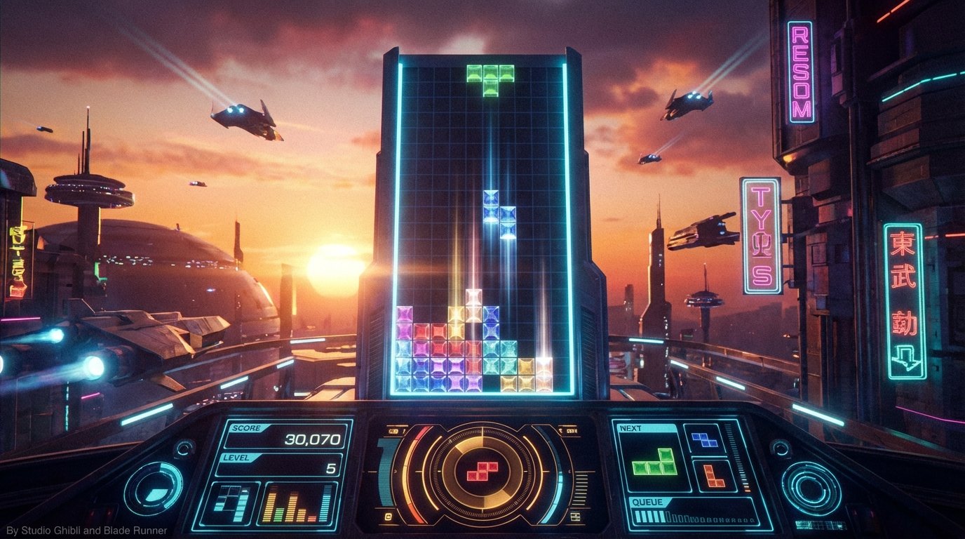 Tetris game screenshot