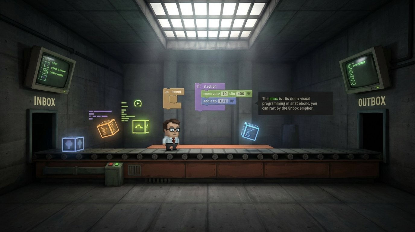 Human Resource Machine game screenshot