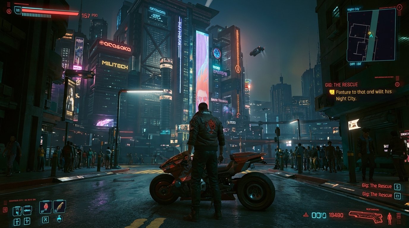 Cyberpunk 2077 game screenshot