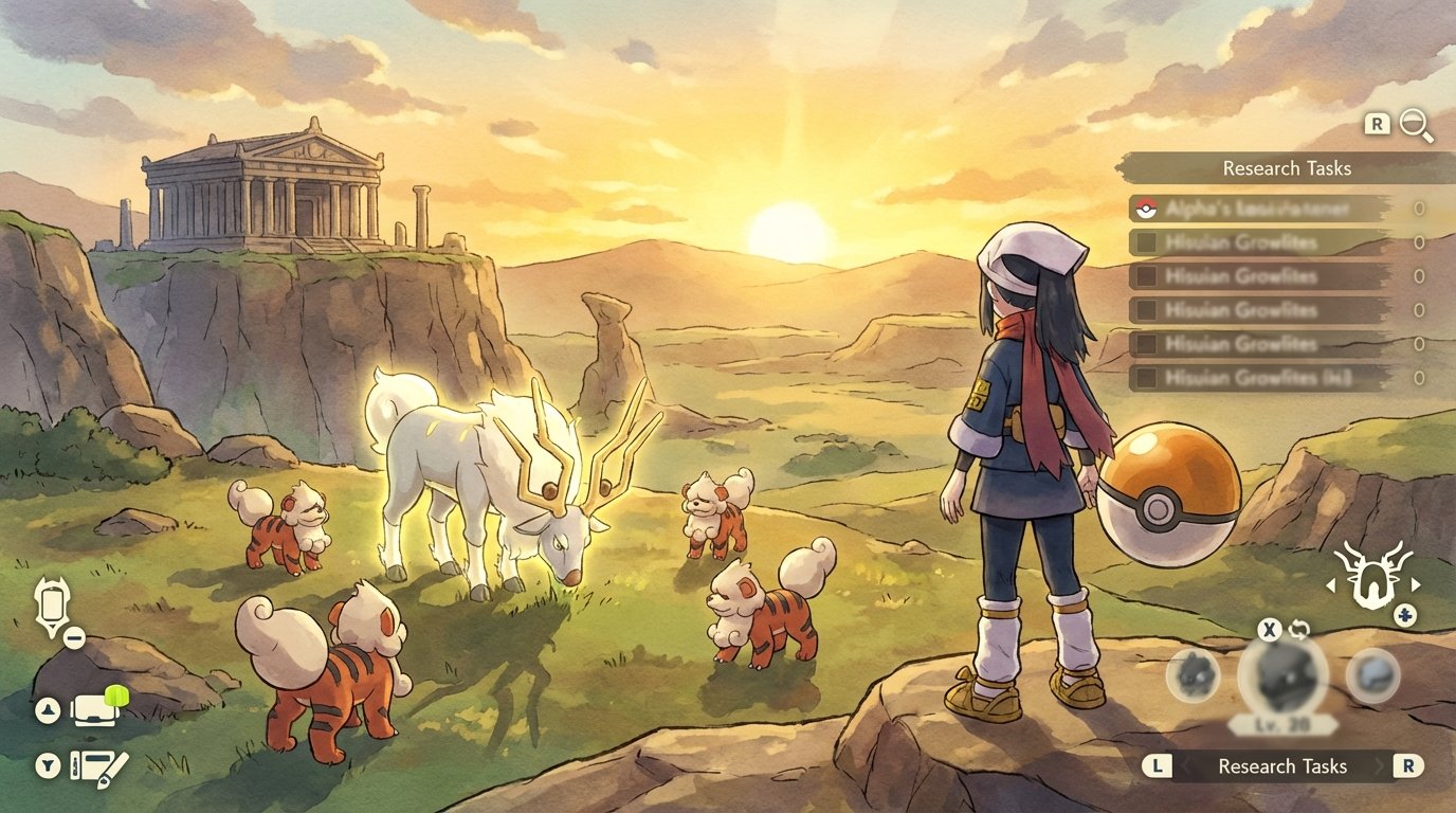Pokémon Legends: Arceus game screenshot