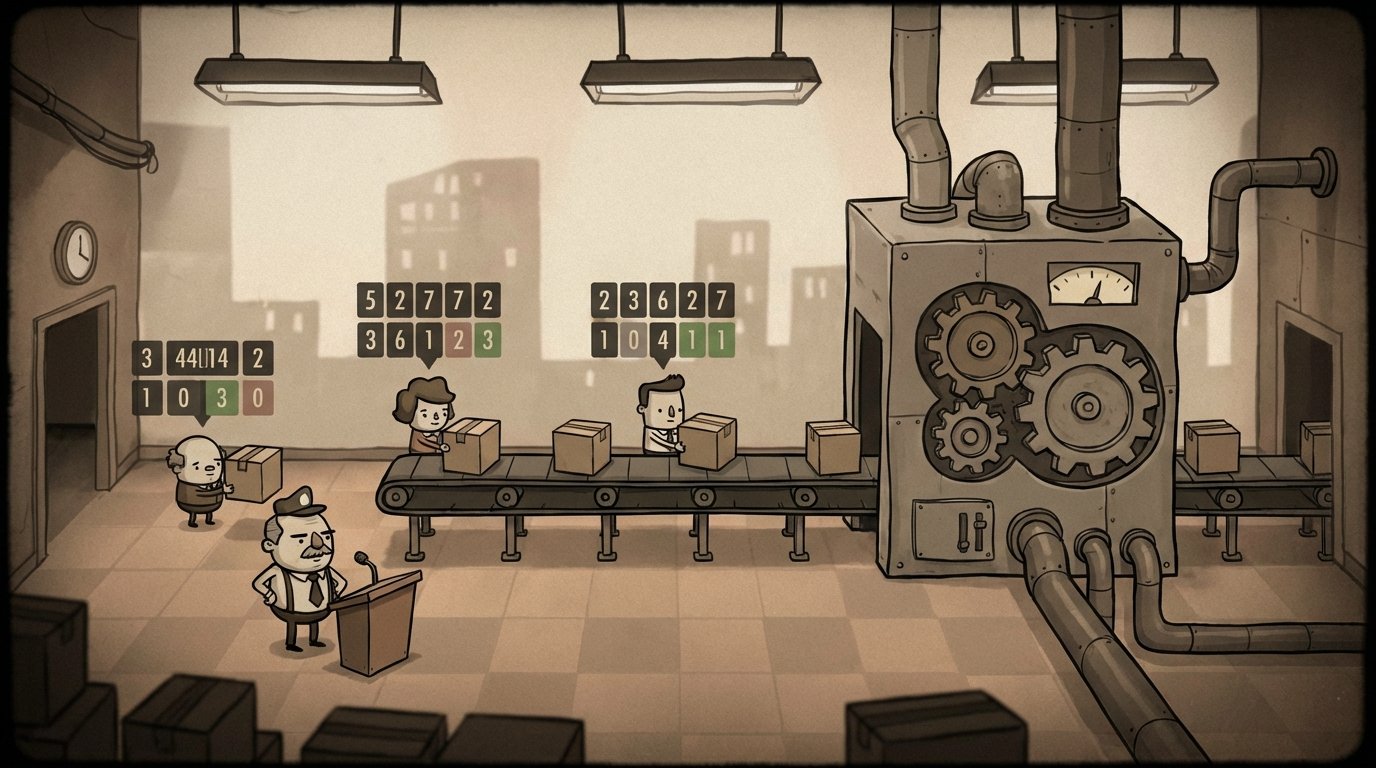 Human Resource Machine game screenshot