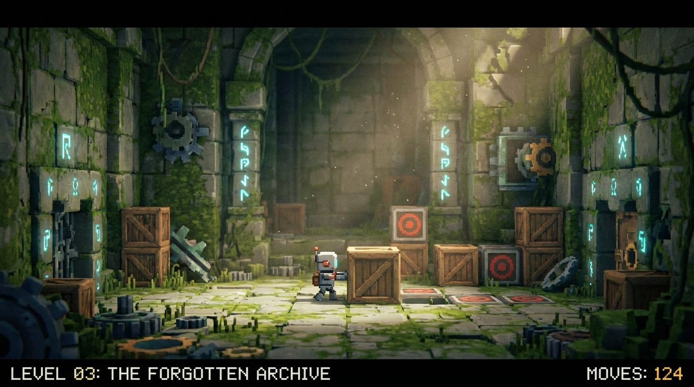 Sokoban game screenshot