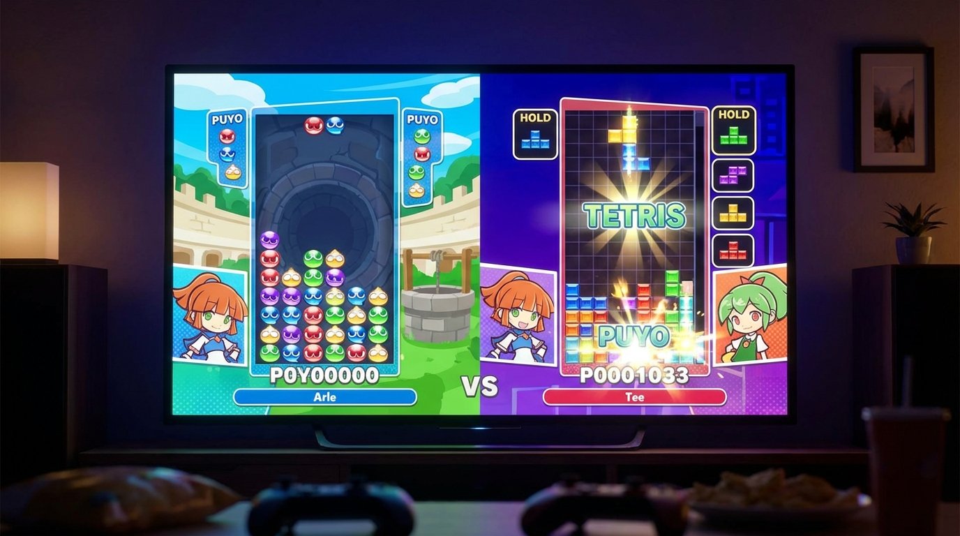 Puyo Puyo Tetris game screenshot