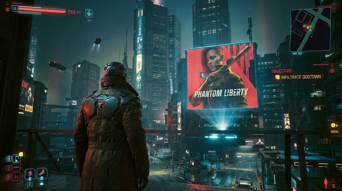 Cyberpunk 2077: Phantom Liberty game screenshot