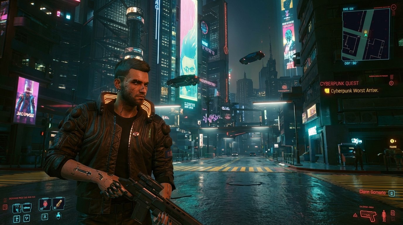 Cyberpunk 2077 game screenshot