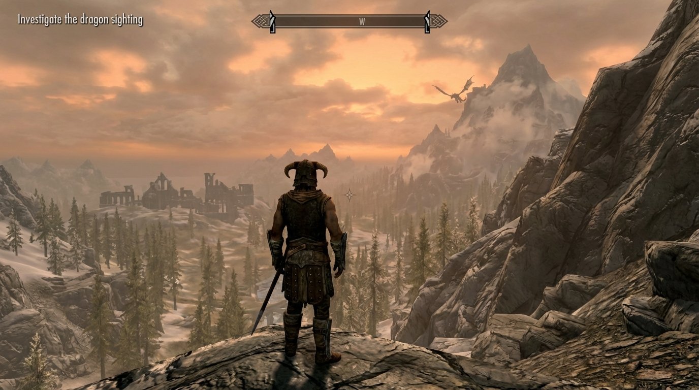 The Elder Scrolls V: Skyrim game screenshot