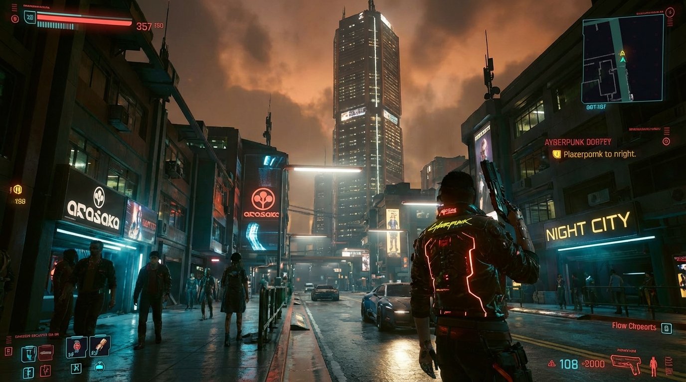 Cyberpunk 2077 game screenshot