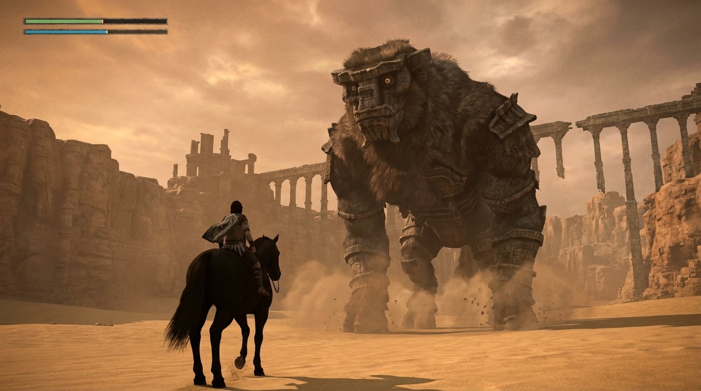 Shadow of the Colossus game screenshot