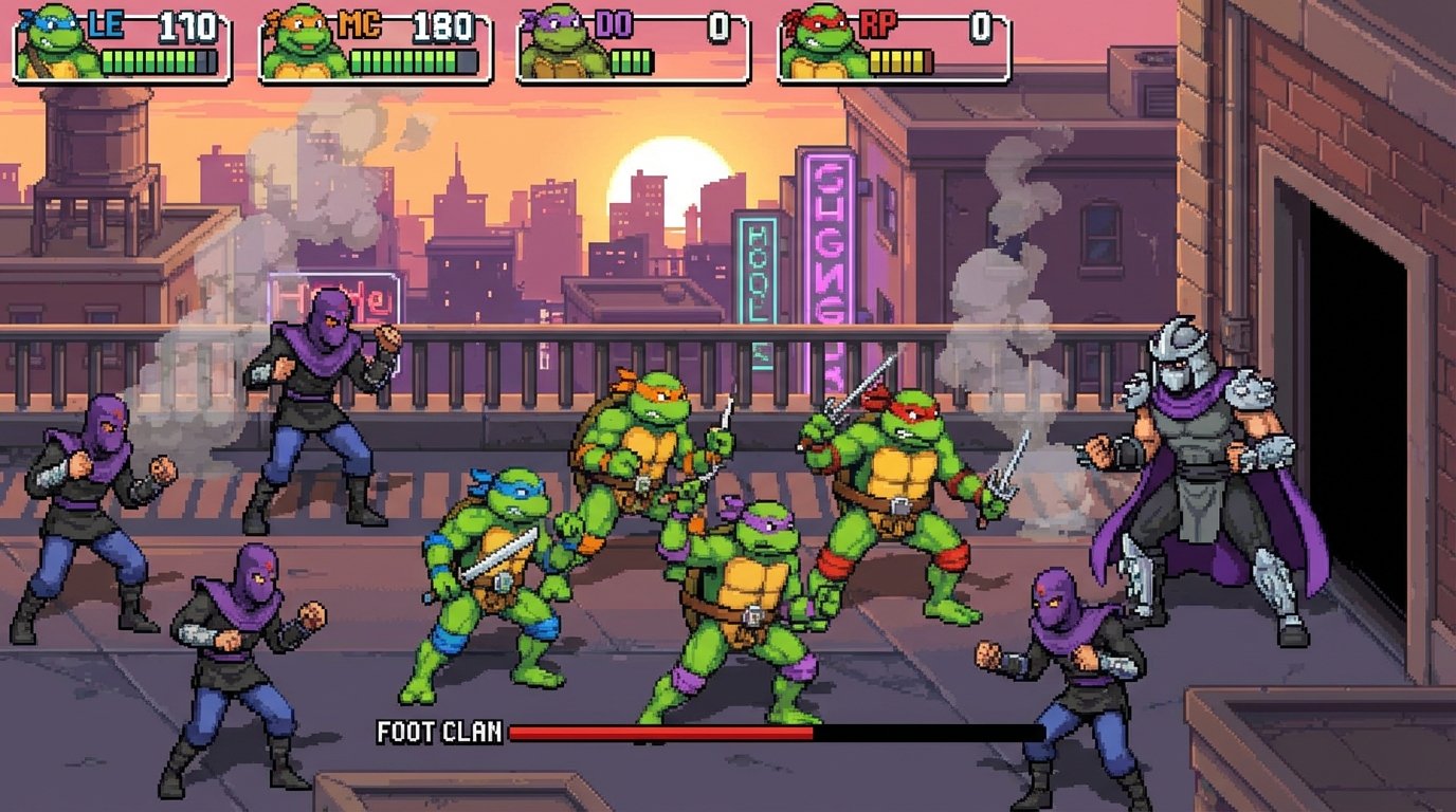 Teenage Mutant Ninja Turtles: Shredder’s Revenge game screenshot