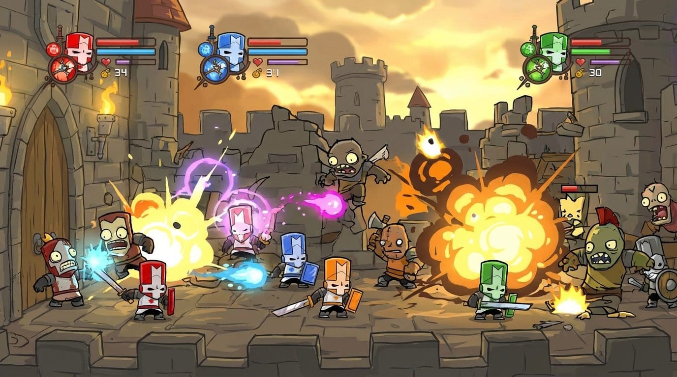 Castle Crashers game screenshot