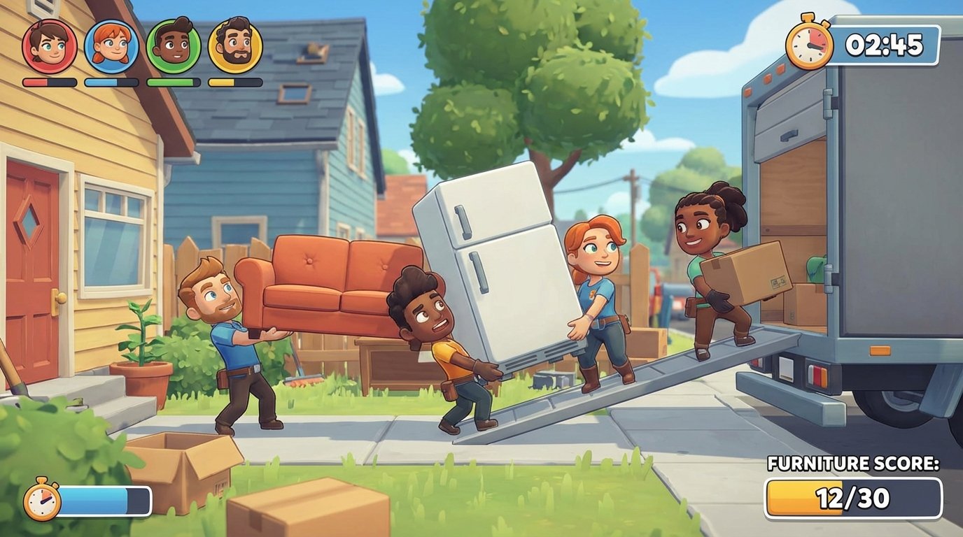 Moving Out game screenshot