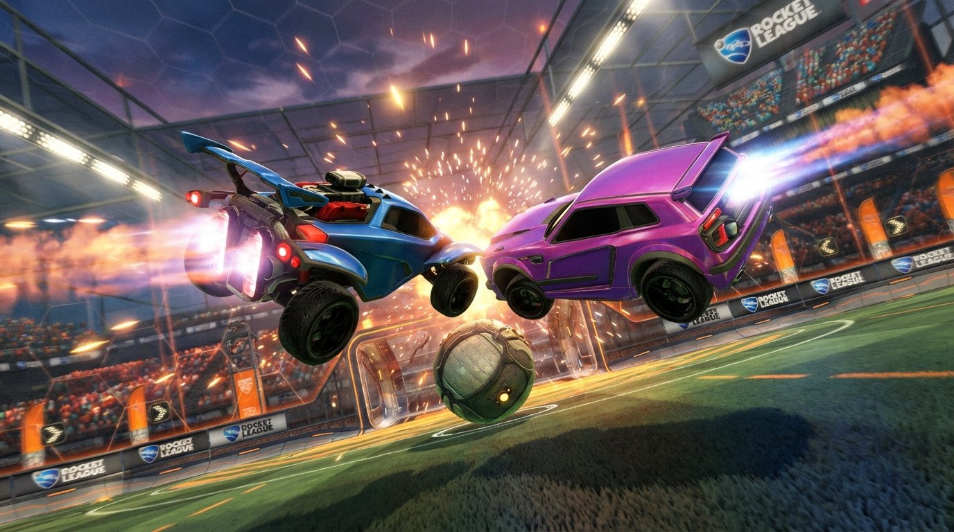Rocket League game screenshot