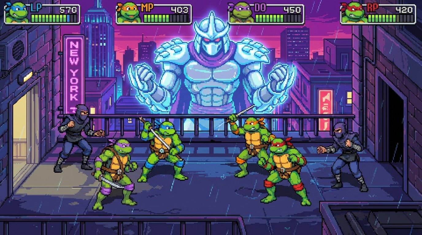 Teenage Mutant Ninja Turtles: Shredder’s Revenge game screenshot