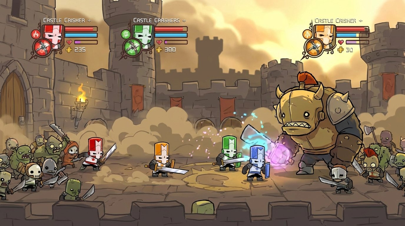 Castle Crashers game screenshot