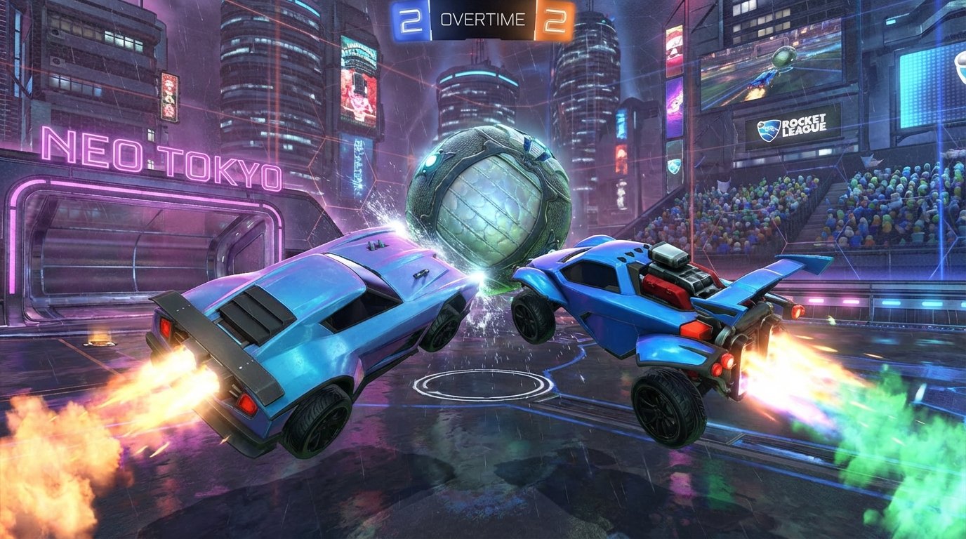 Rocket League game screenshot
