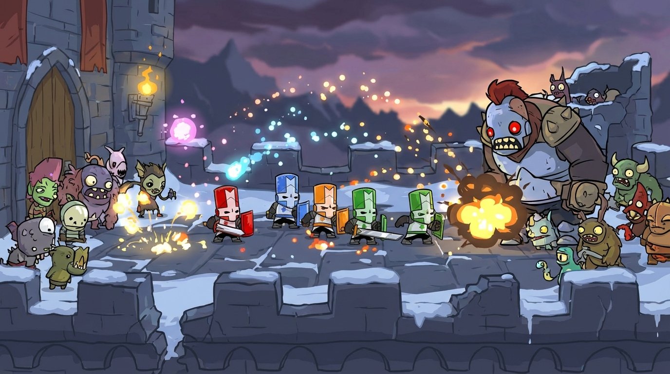 Castle Crashers game screenshot
