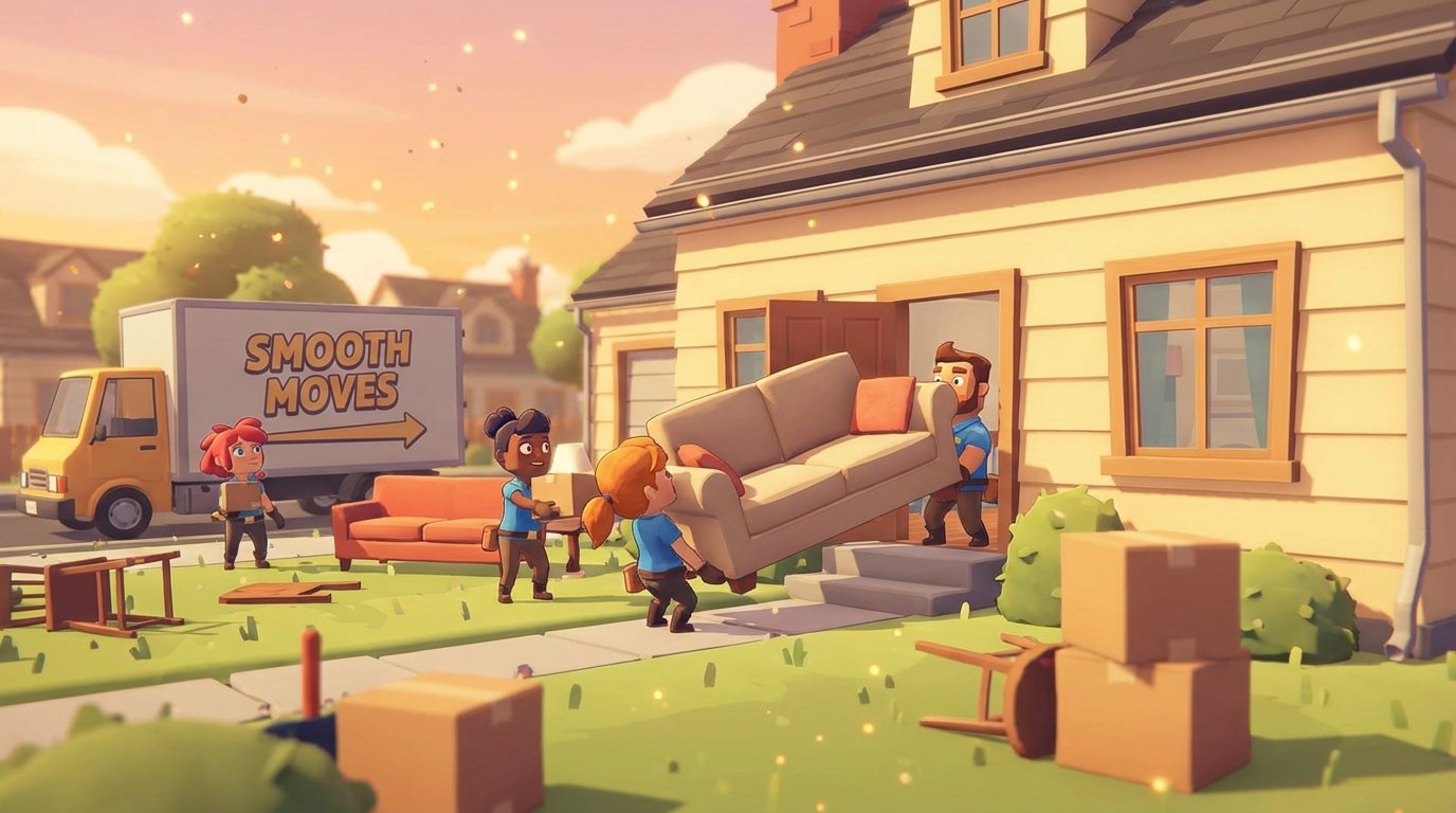 Moving Out game screenshot