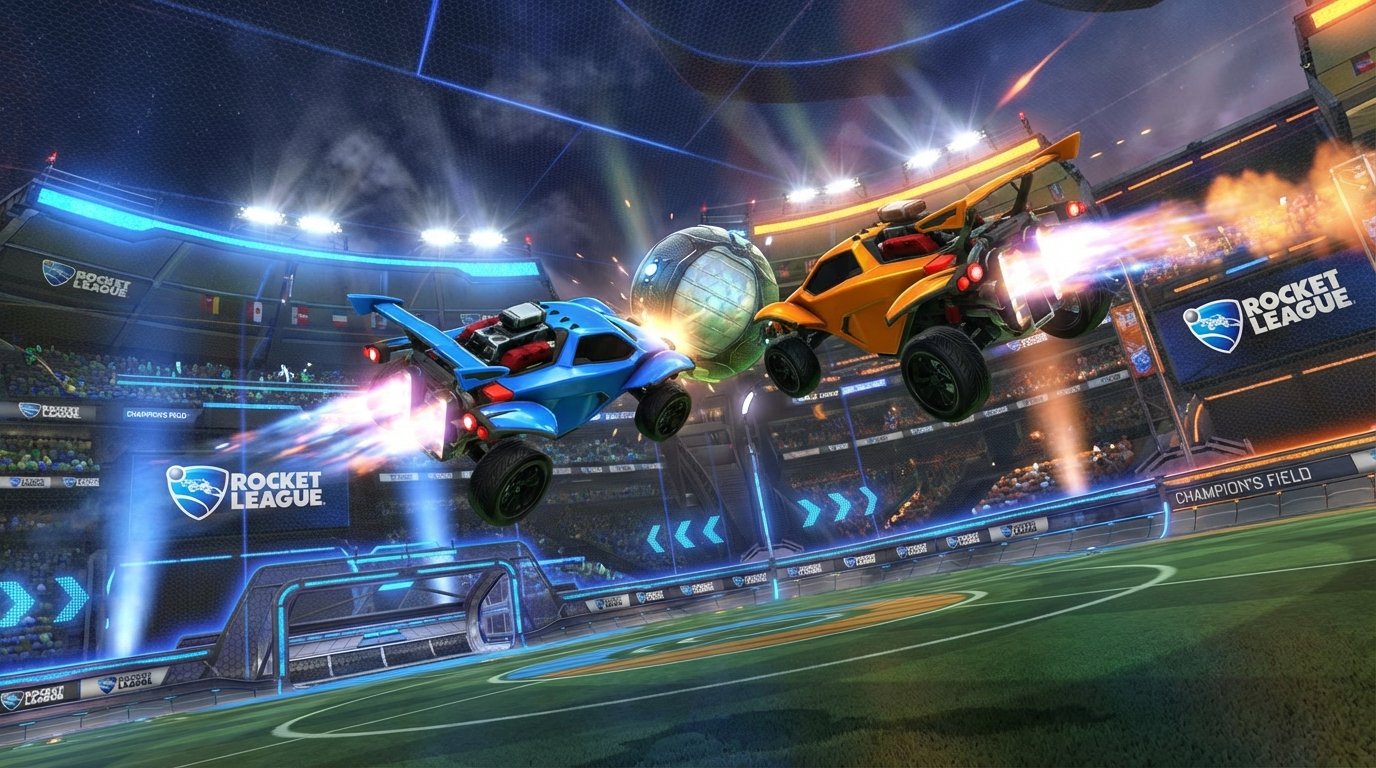Rocket League game screenshot