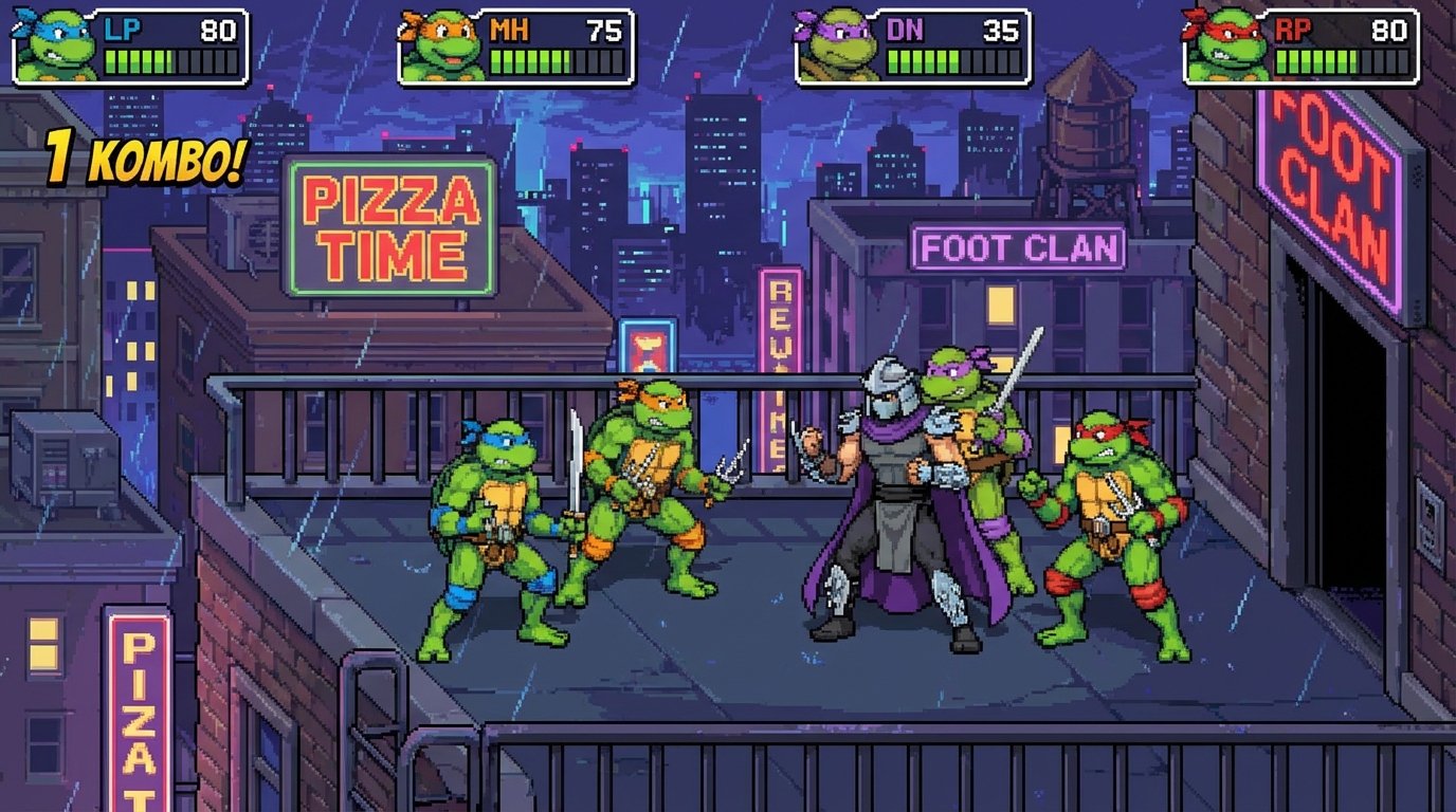 Teenage Mutant Ninja Turtles: Shredder’s Revenge game screenshot