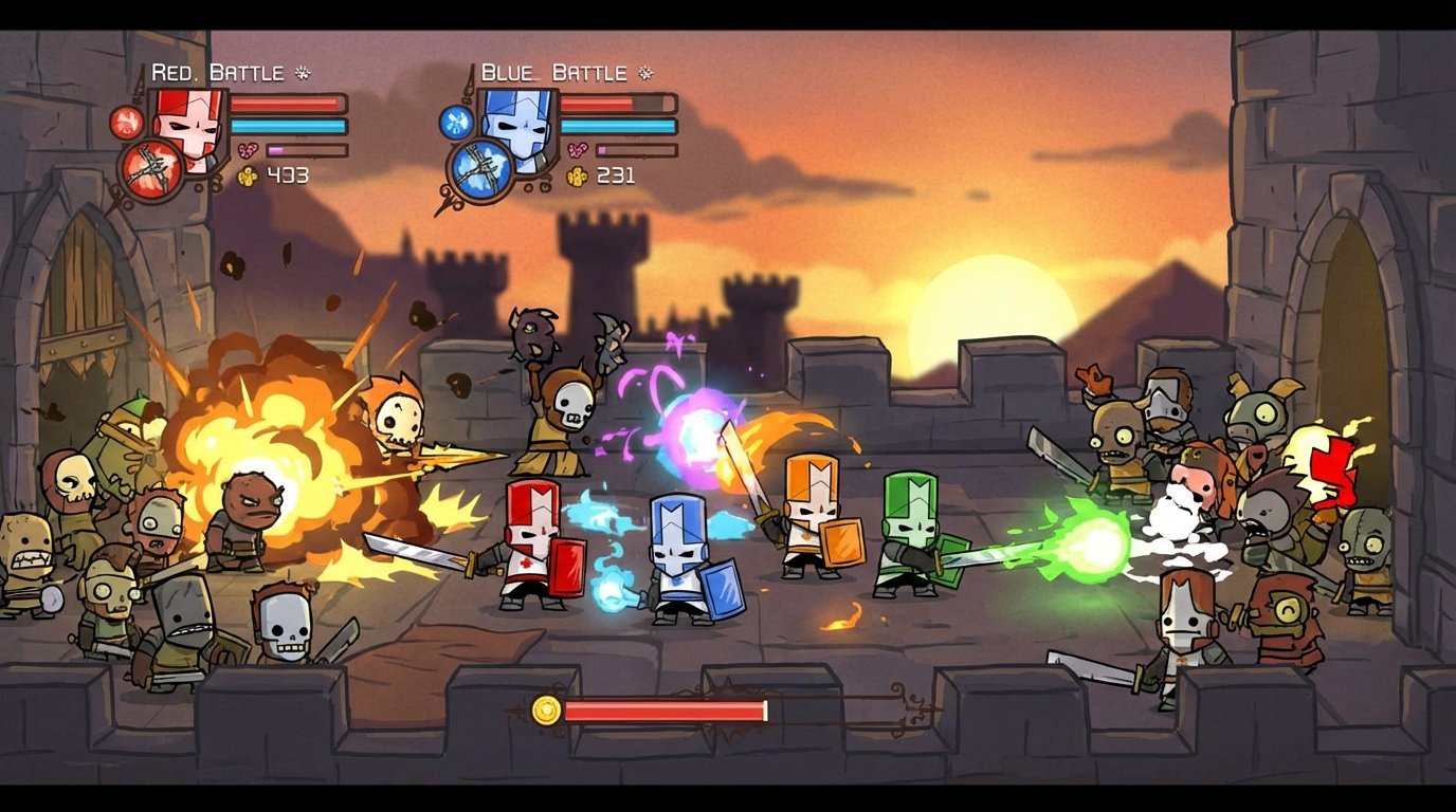 Castle Crashers game screenshot