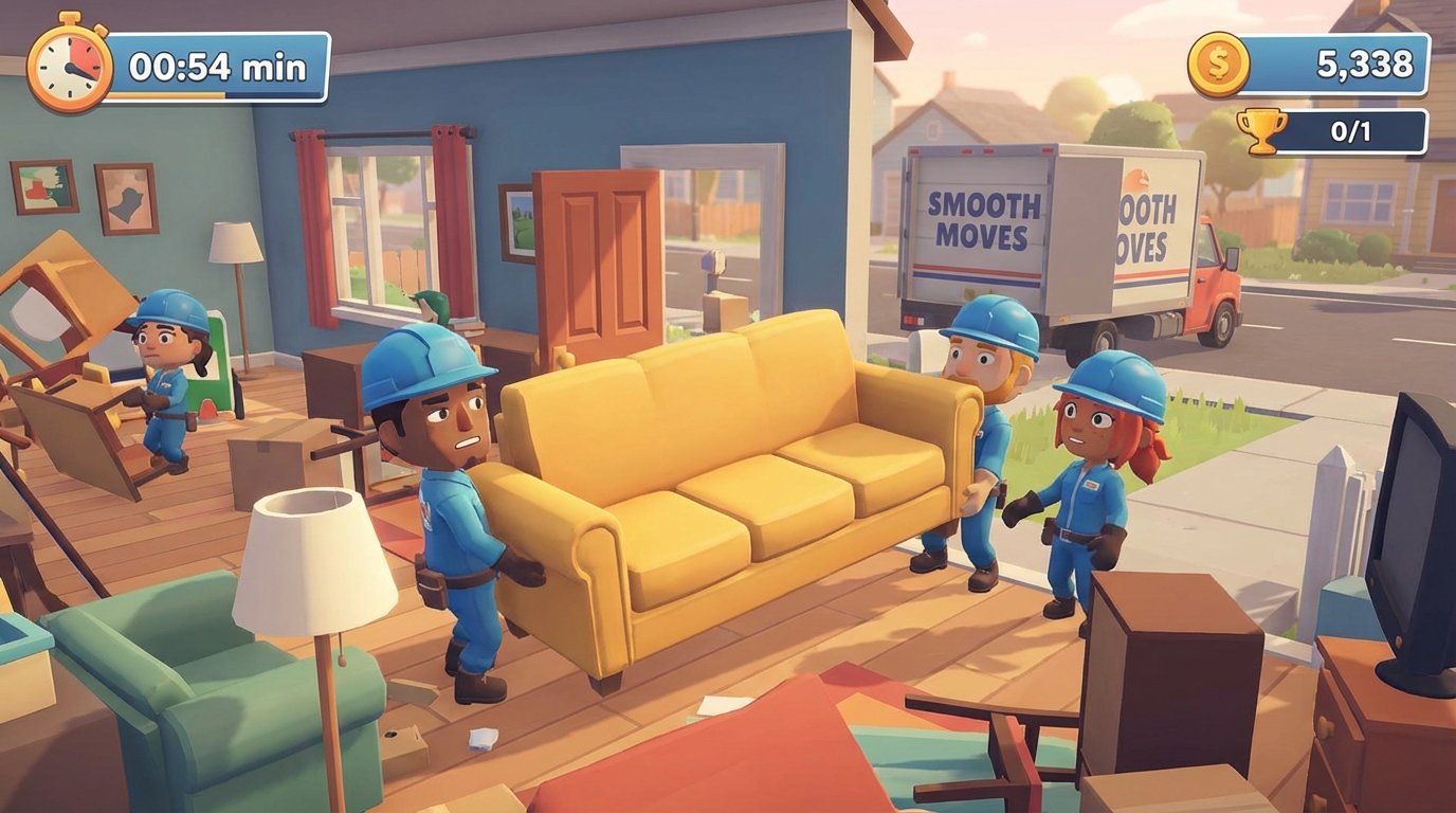 Moving Out game screenshot