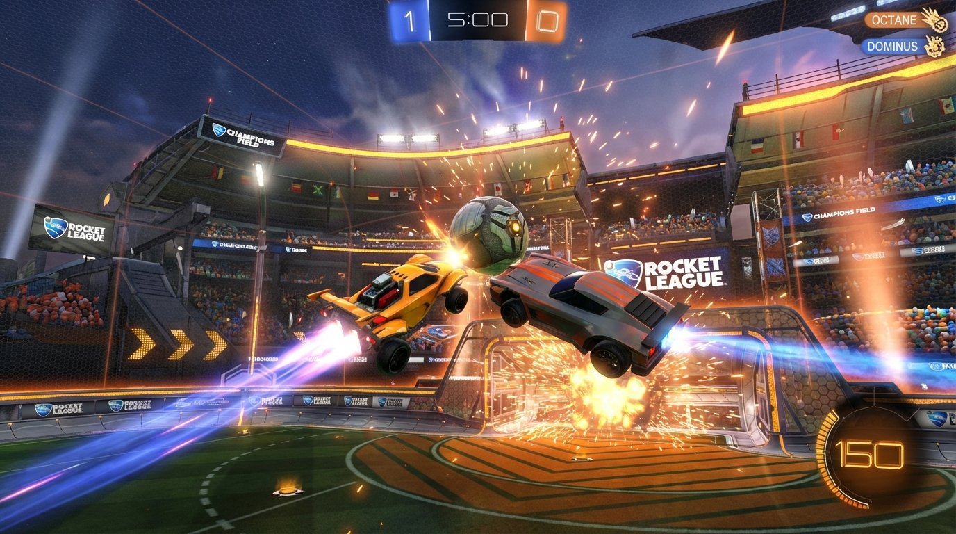 Rocket League game screenshot